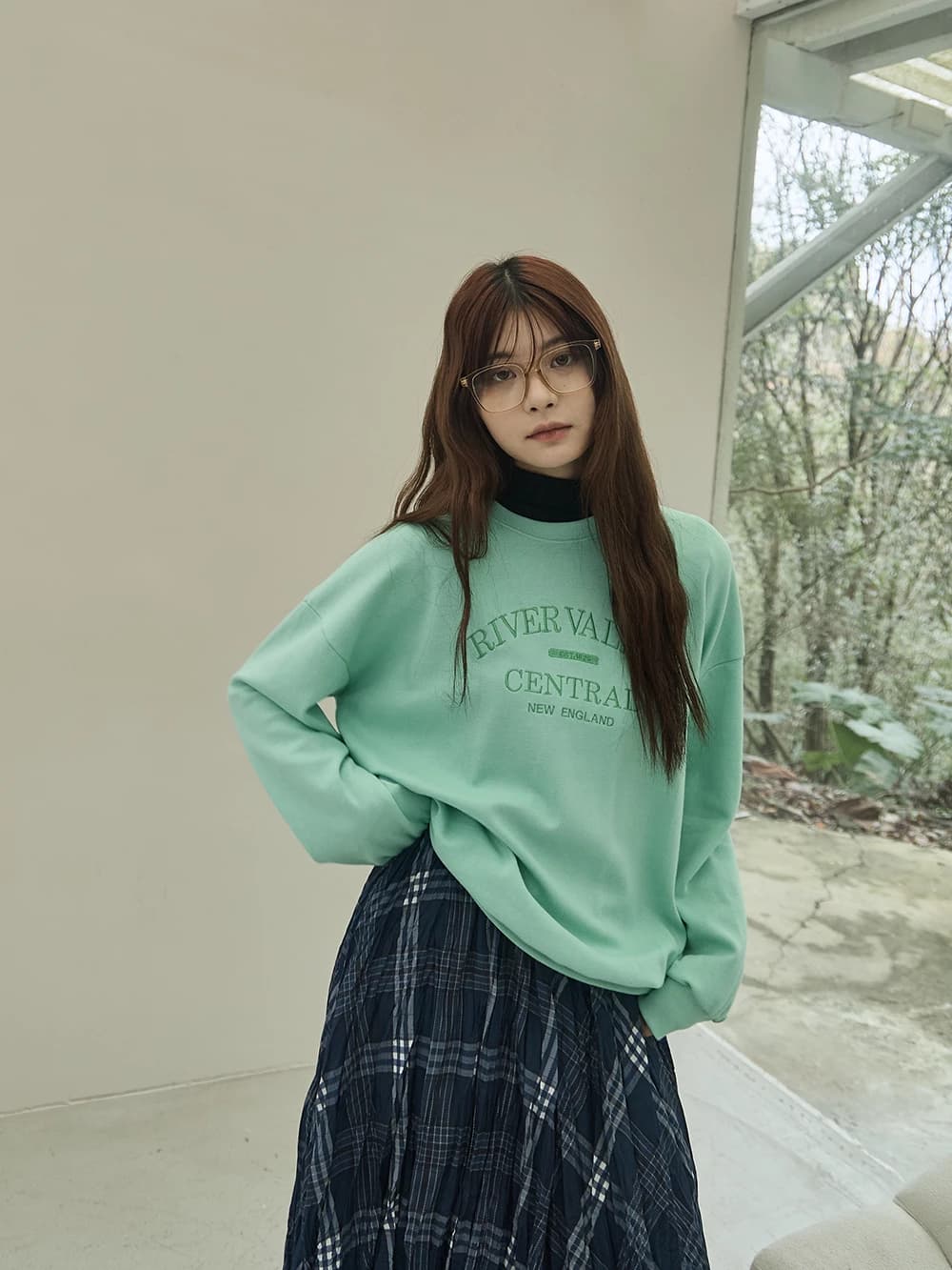 正韓-CENTRAL印字大學Tee