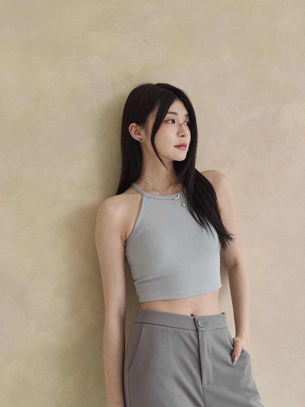 柔彈削肩胸墊背心