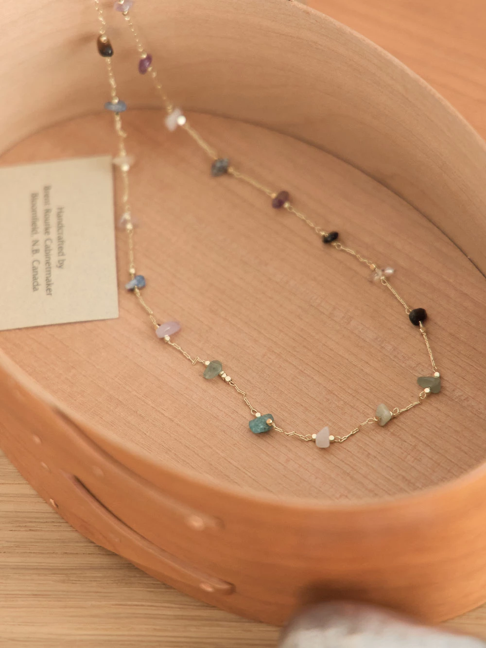 輕彩不規則原石項鍊