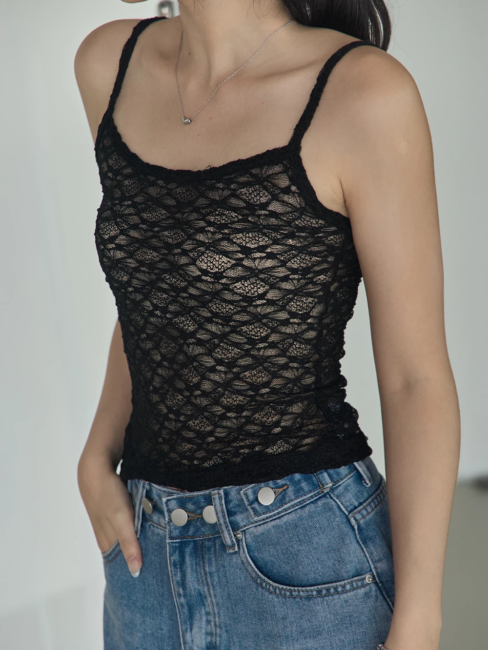 縷空蕾絲背心