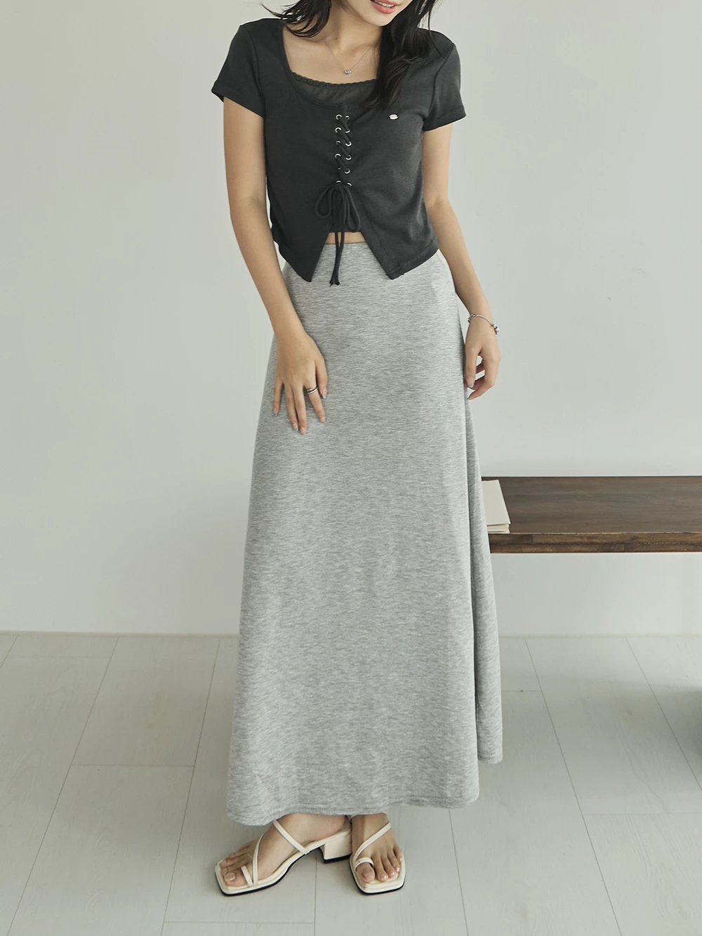 親膚太空棉長裙