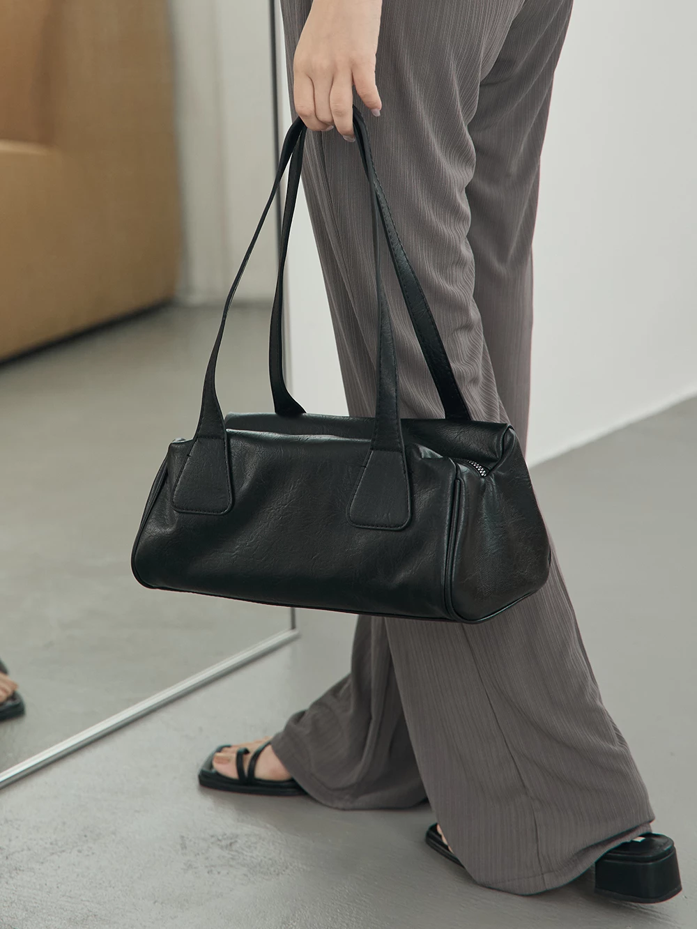 軟皮法棍腋下包