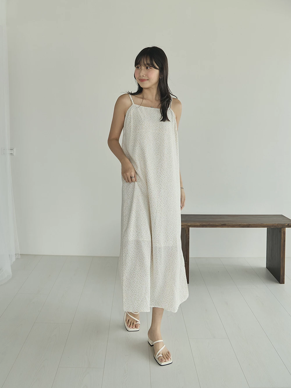 SPmade-背調節碎花洋裝