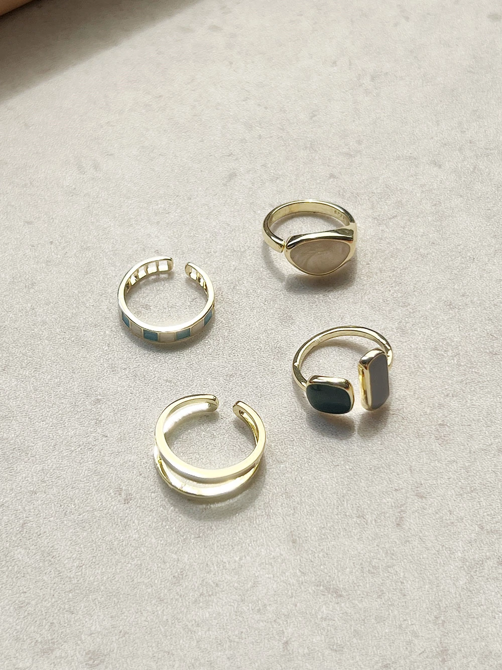 不規則幾何戒指