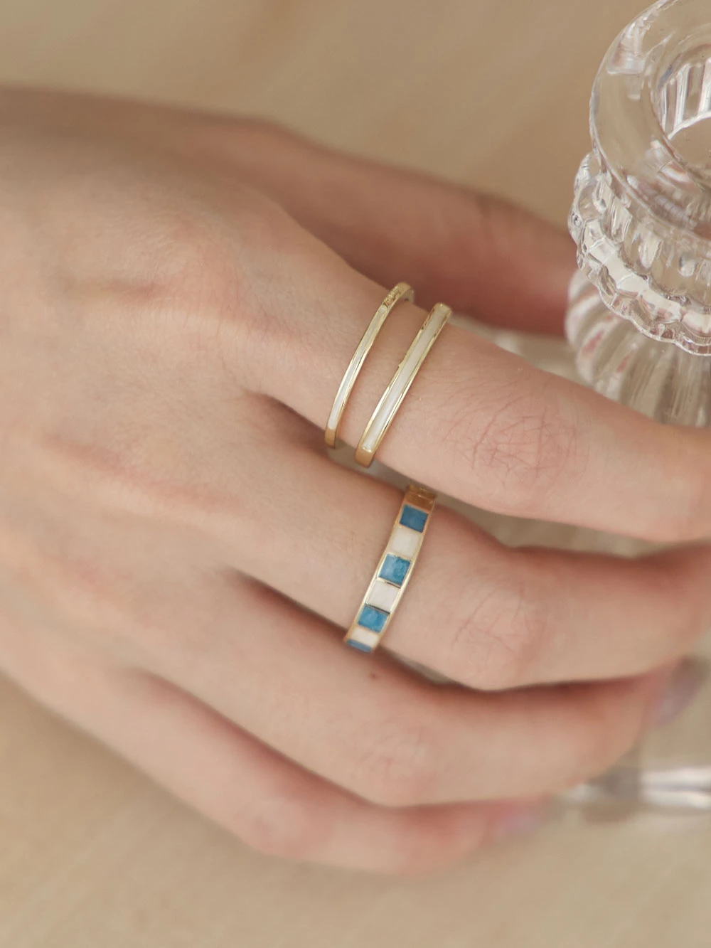 不規則幾何戒指