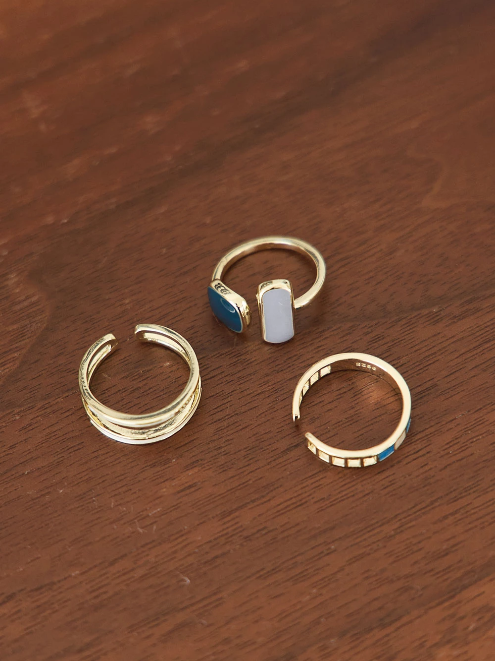 不規則幾何戒指