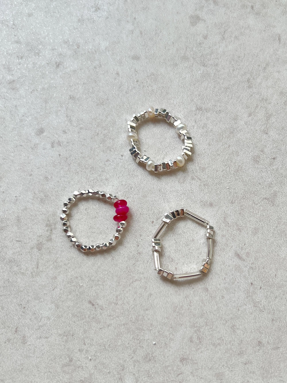 不規則彈力戒指