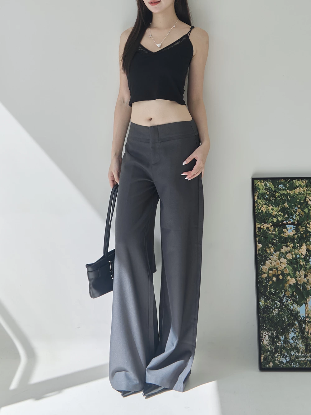 極簡無印西裝褲