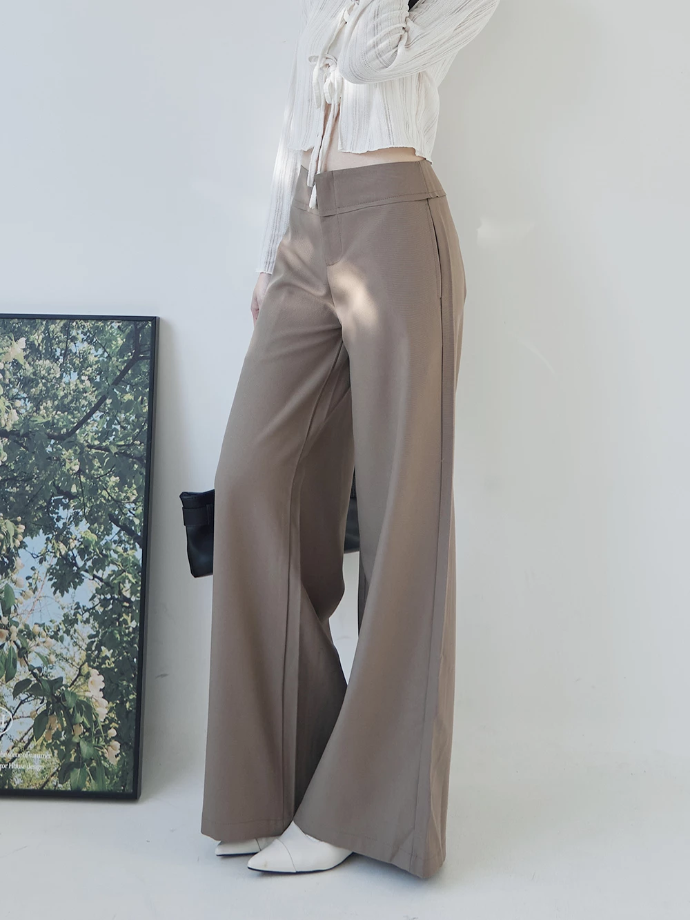 極簡無印西裝褲