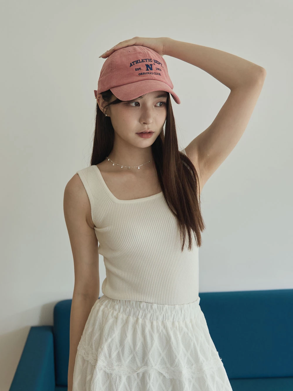 小圓片流蘇頸鍊