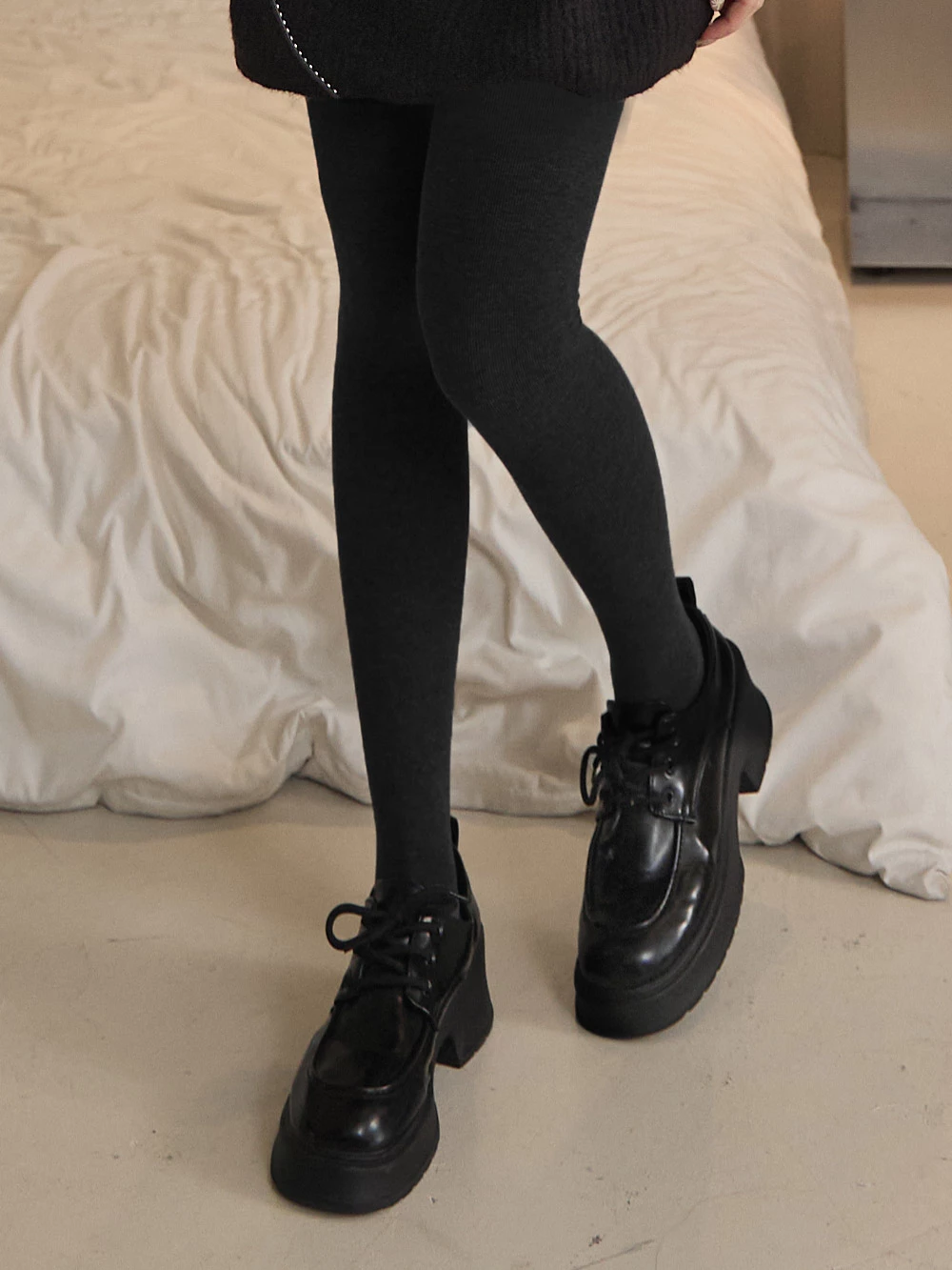 親膚羊絨感壓力褲襪