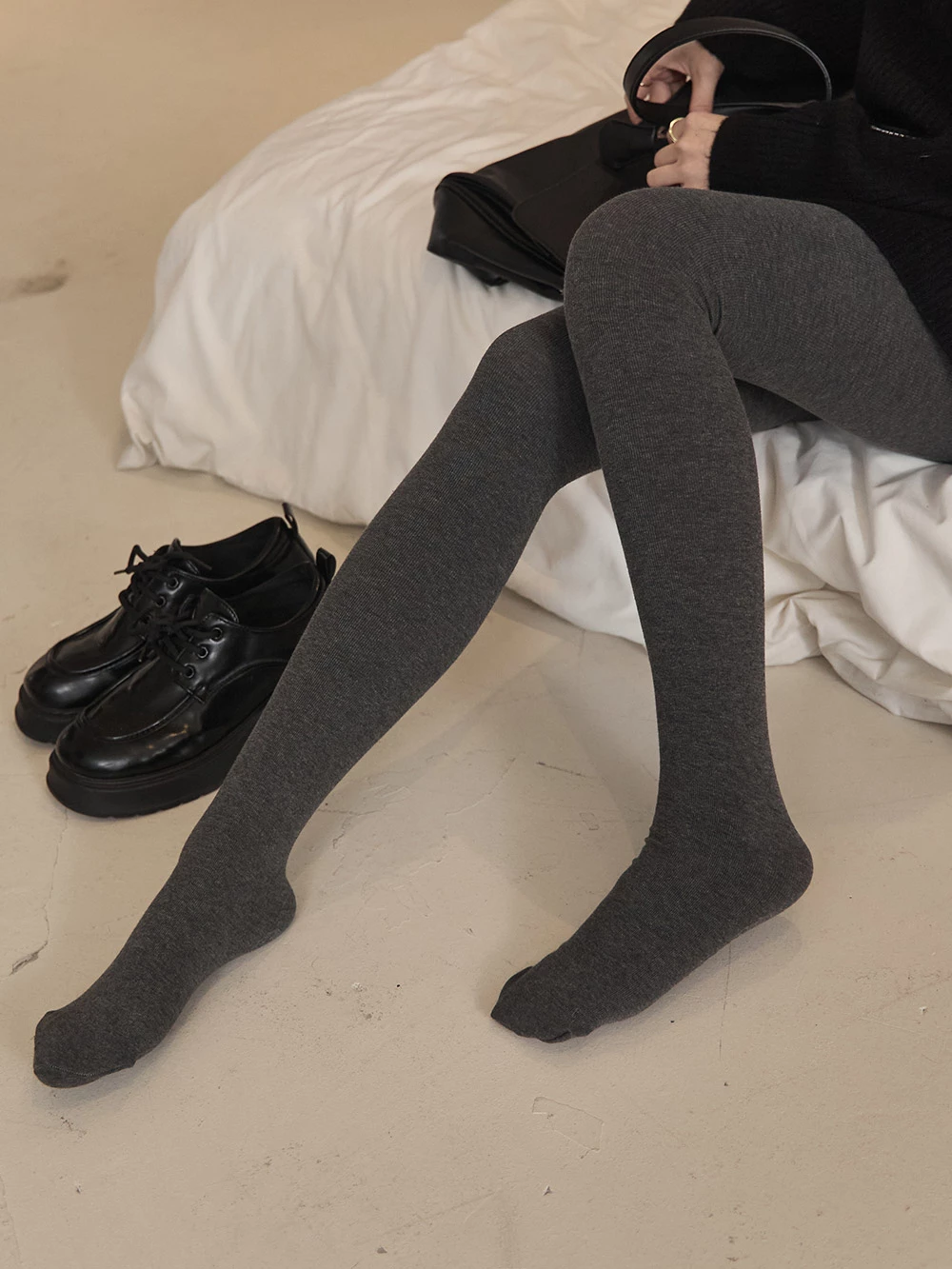 親膚羊絨感壓力褲襪