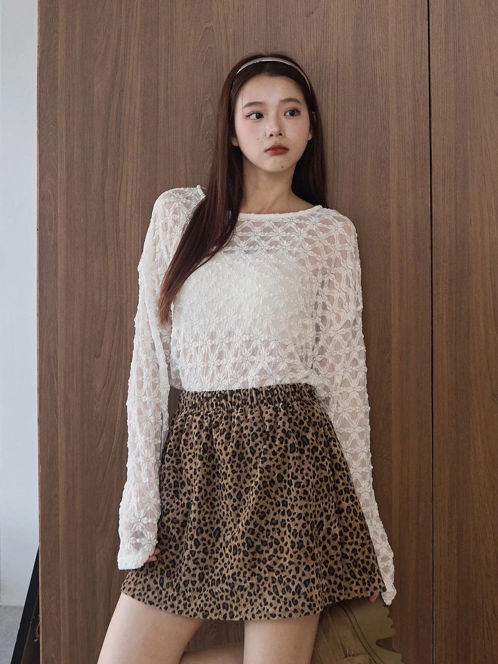 鏤空提花蕾絲上衣