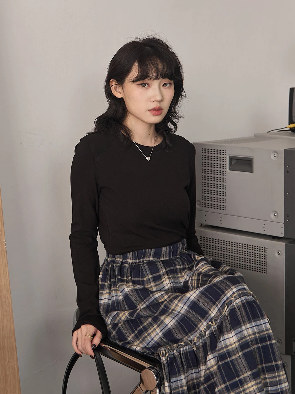 柔彈內磨毛上衣