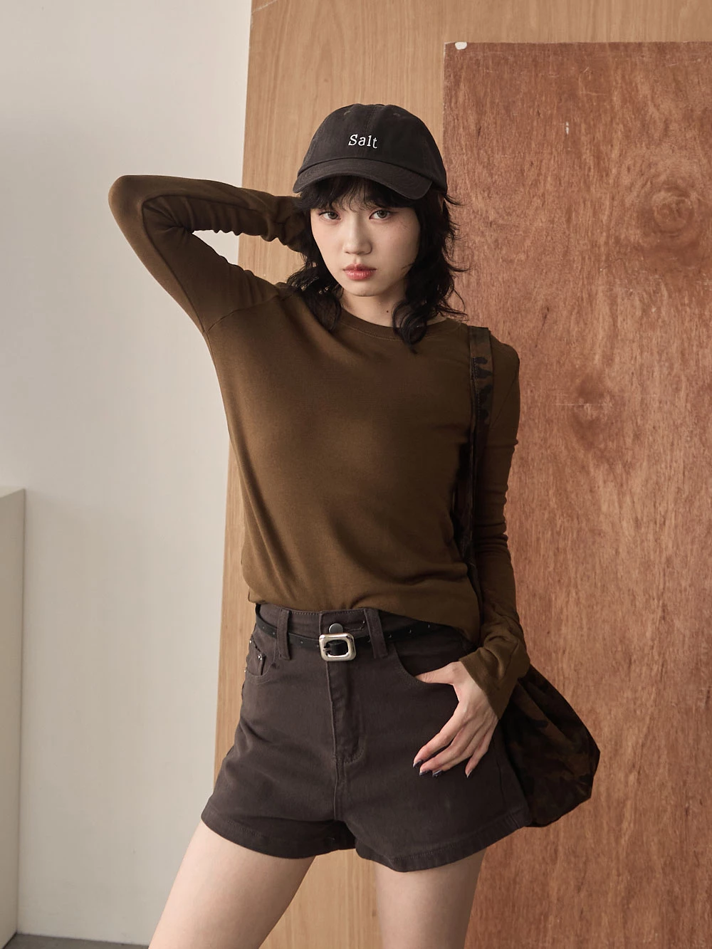 柔彈內磨毛上衣