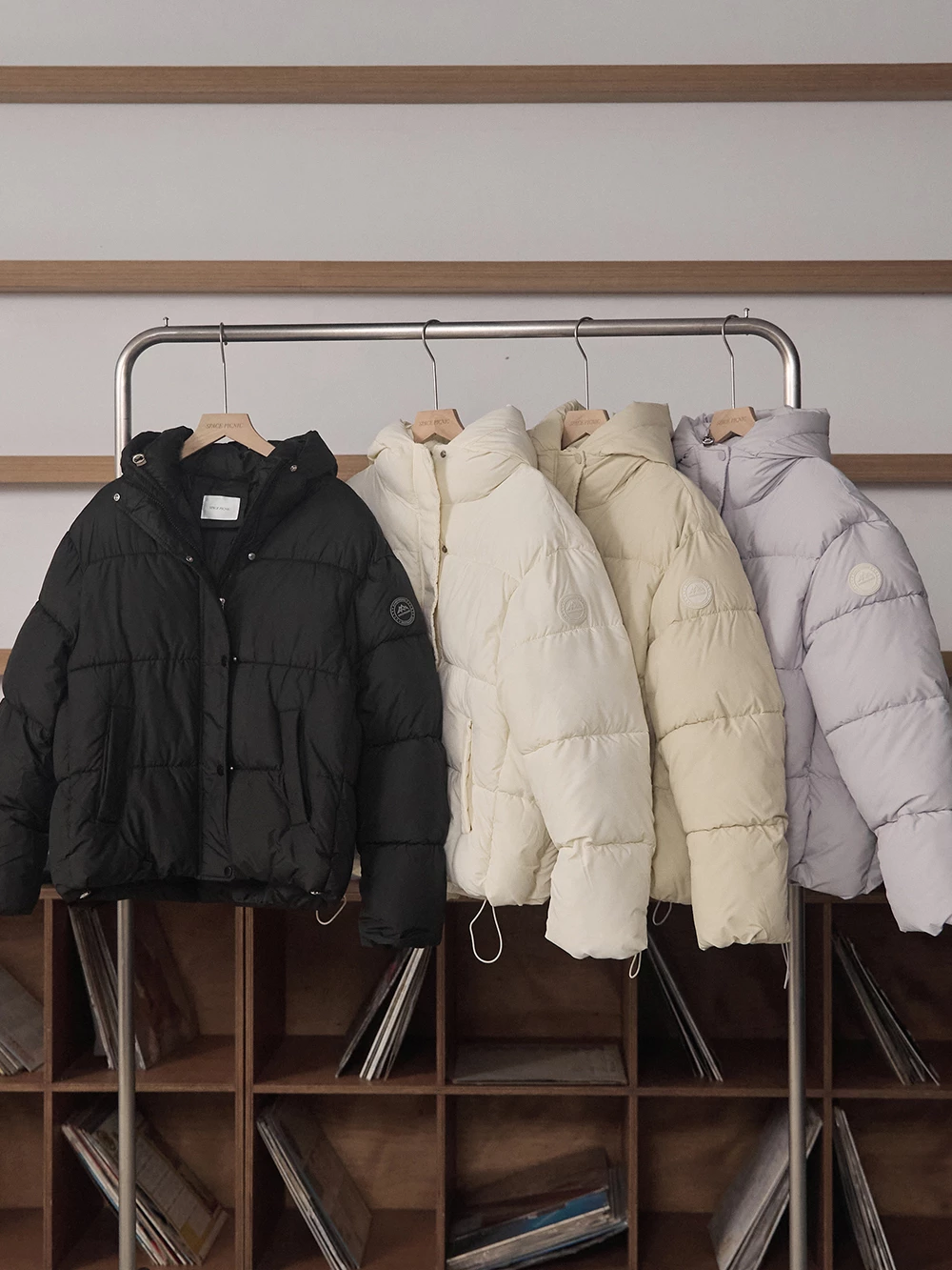 內鋪棉連帽外套