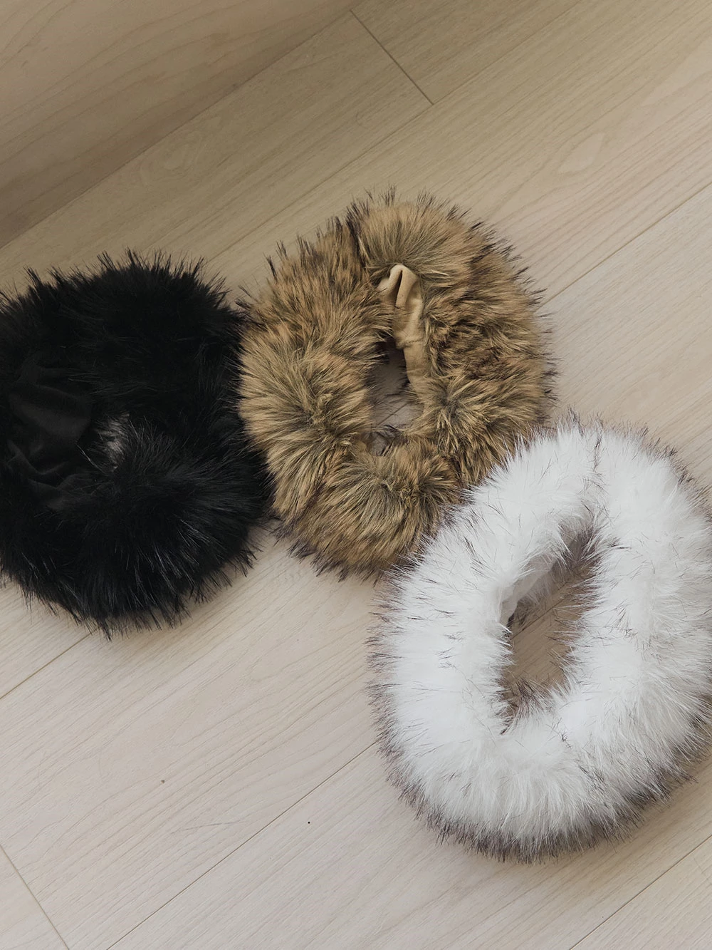 水貂毛絨暖感空頂帽