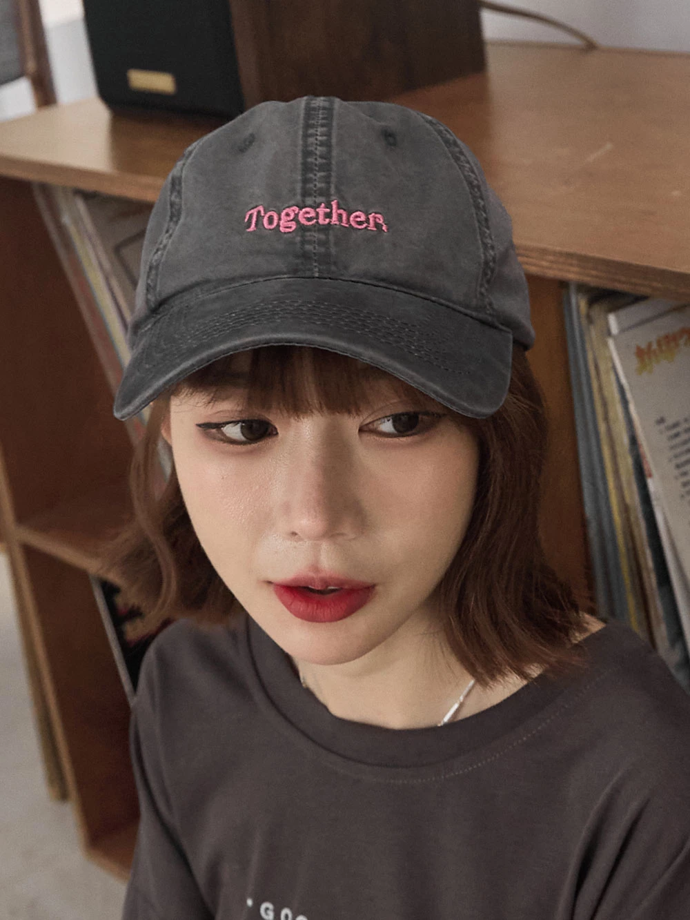 Together繡字棒球帽