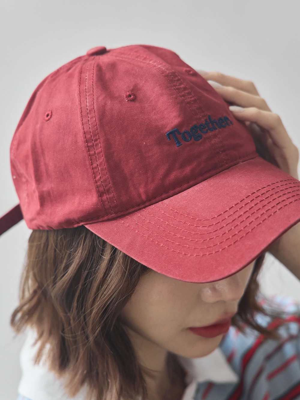 Together繡字棒球帽