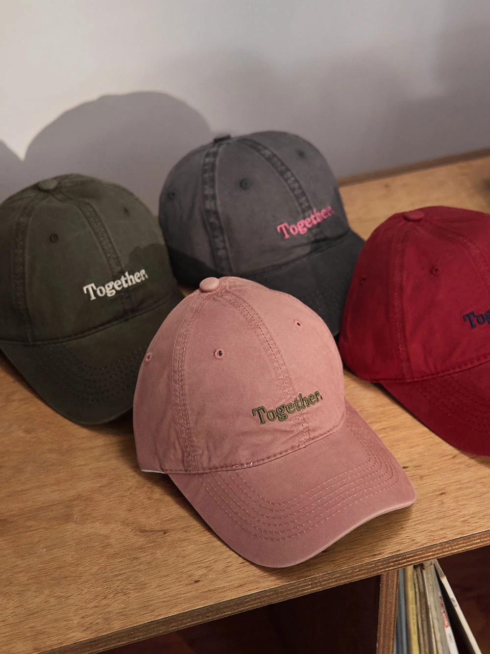 Together繡字棒球帽