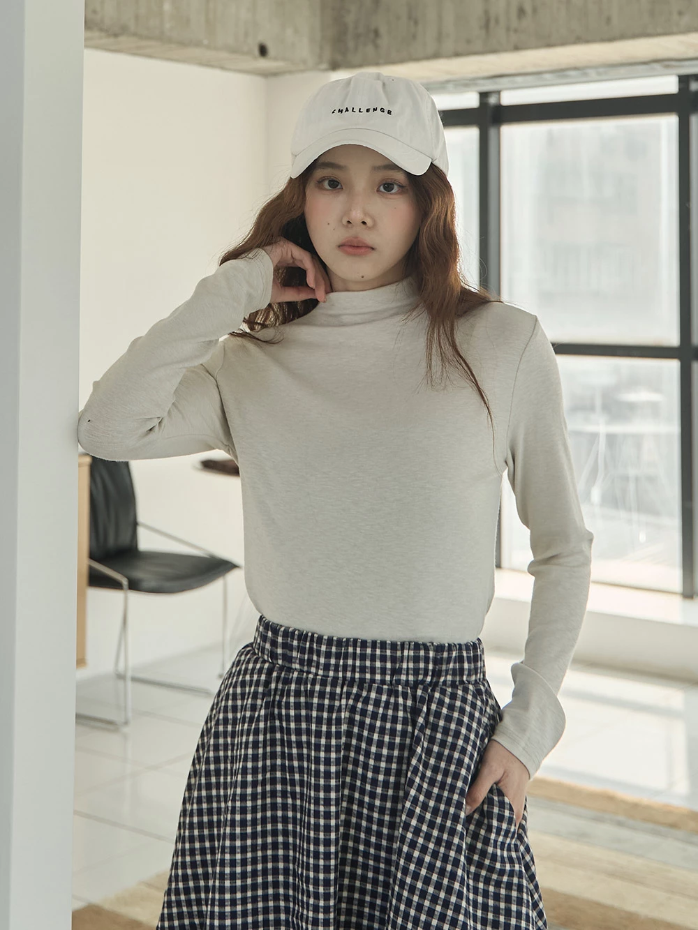 立領極彈長袖上衣