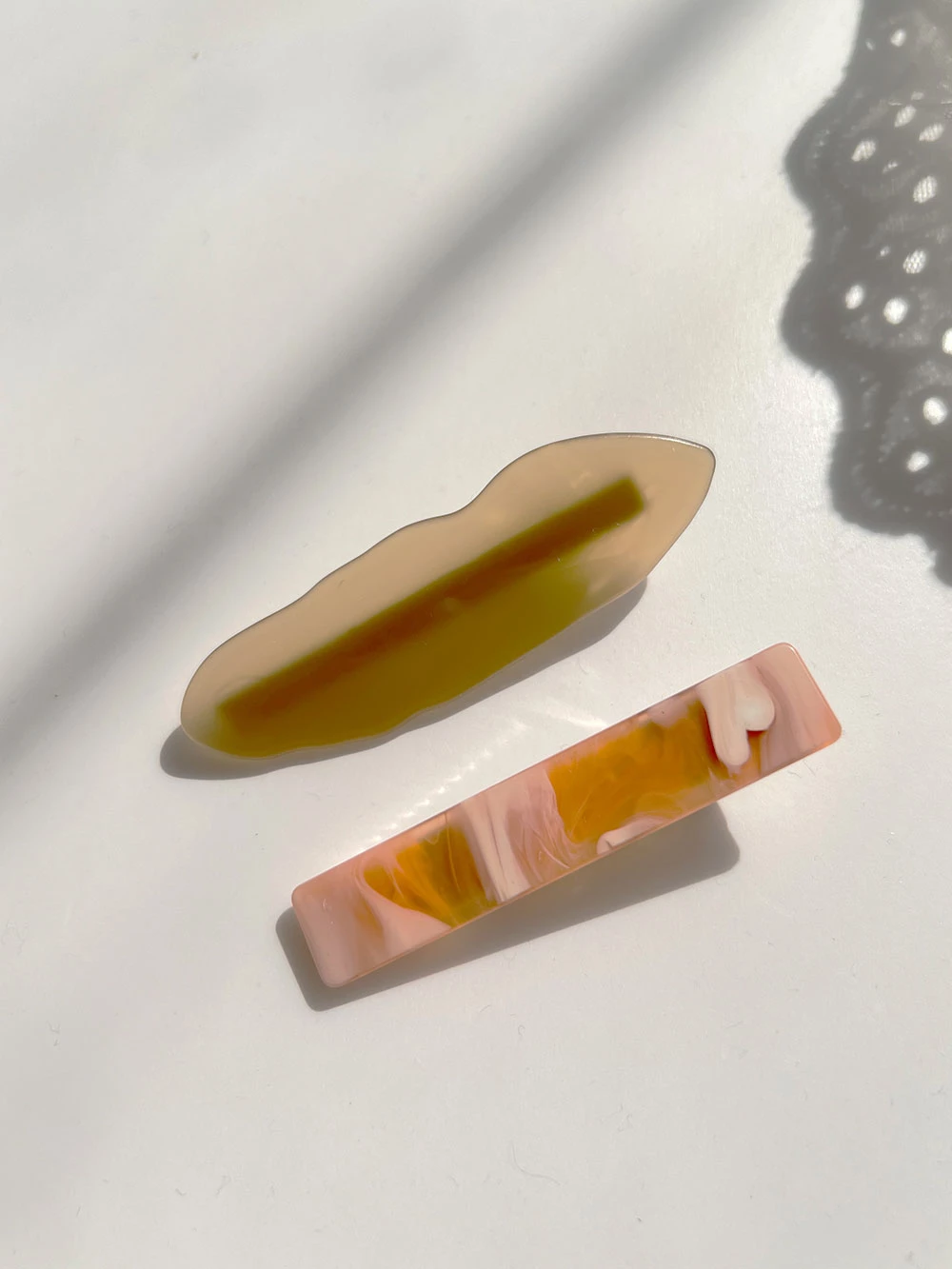 壓克力不規則髮夾