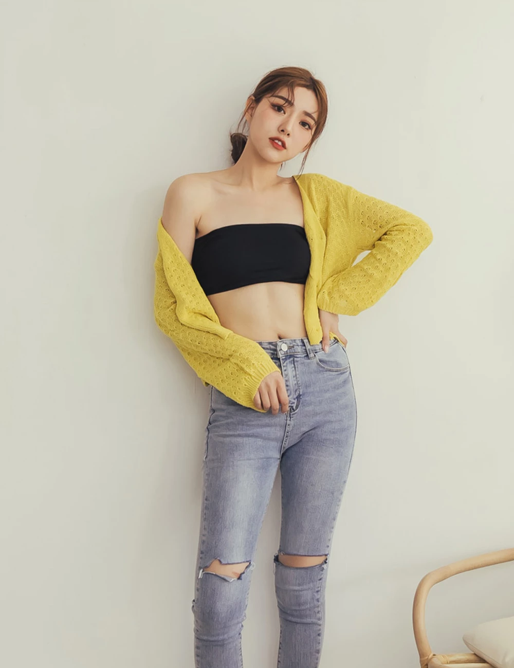 囤貨小可愛1.0 - 平口交叉美背短版小可愛