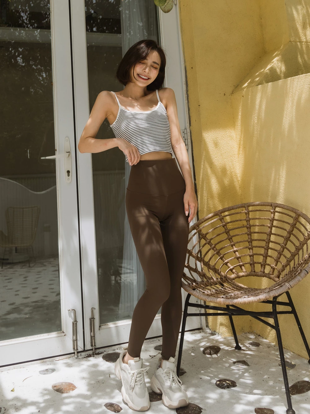 高磅數收腹瑜珈褲