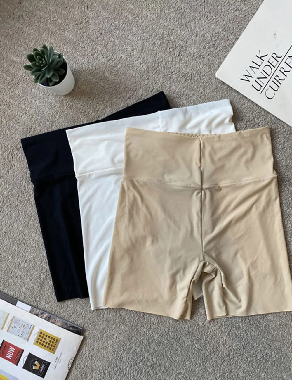 涼感高腰安全褲