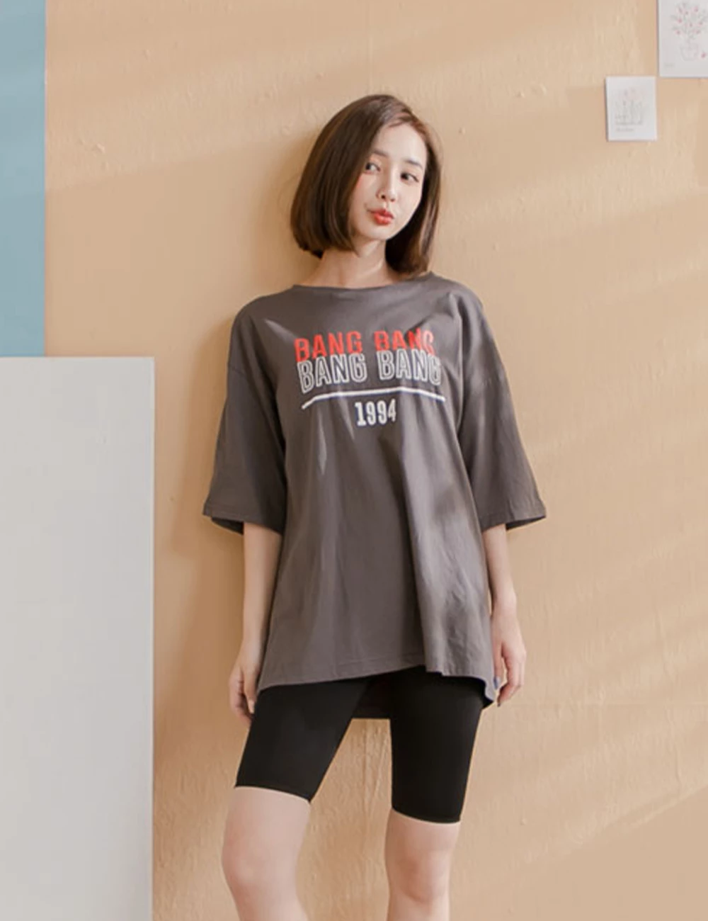 高腰彈性五分瑜伽褲