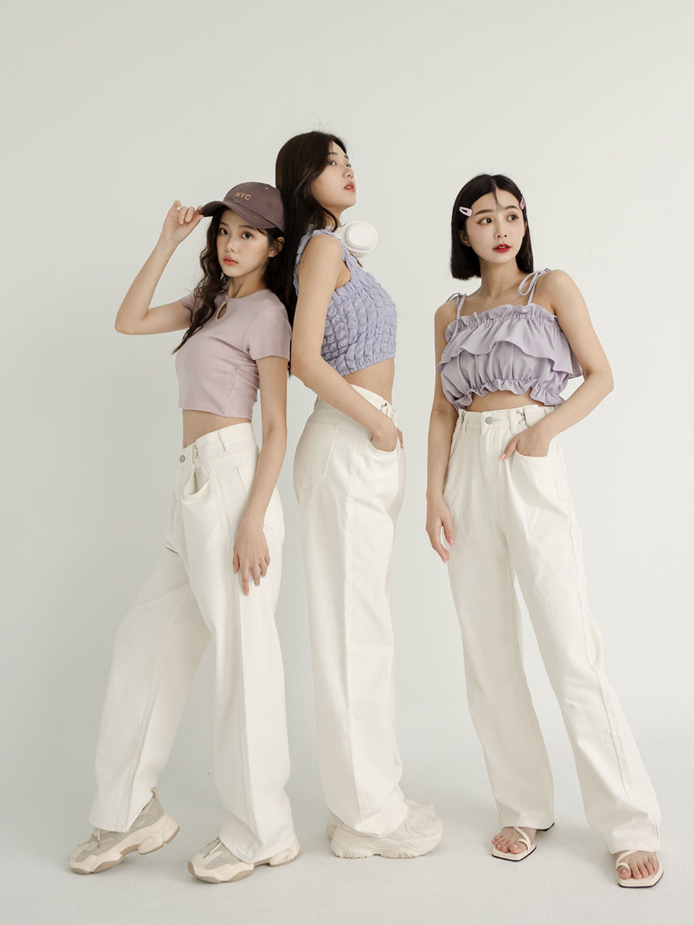 SPmade-收腰釦牛仔褲