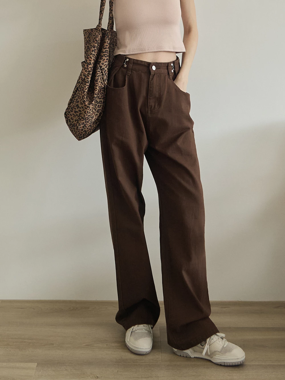 SPmade-收腰釦牛仔褲