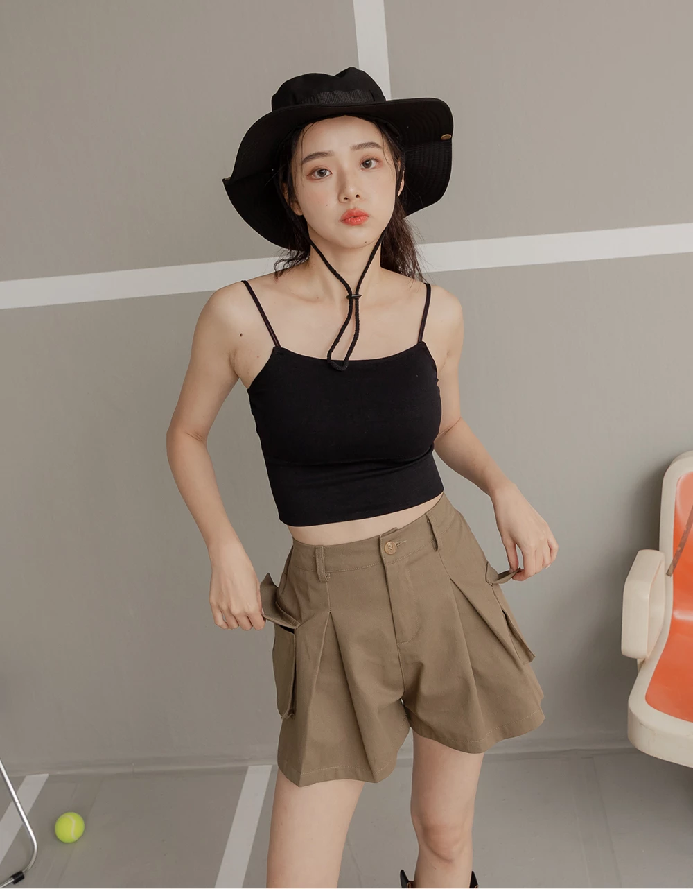 囤貨小可愛2.0 - 雙細肩胸墊背心