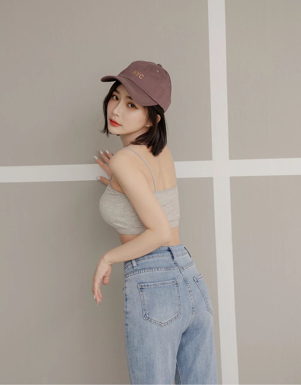 囤貨小可愛2.0 - 細肩半截胸墊背心