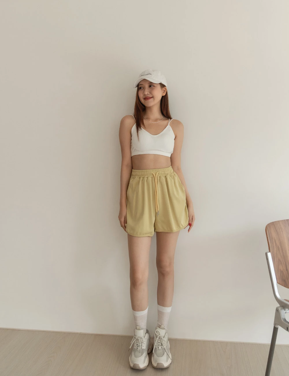 美背雙細肩胸墊背心