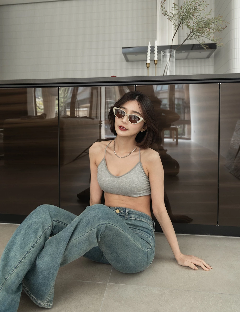 囤貨小可愛3.0 - 美背交叉半截細肩背心