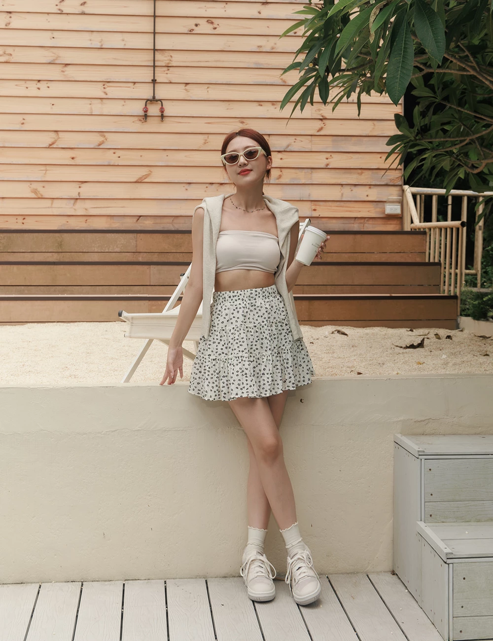 平口美背胸墊背心