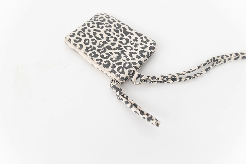 掛脖麂皮絨零錢包