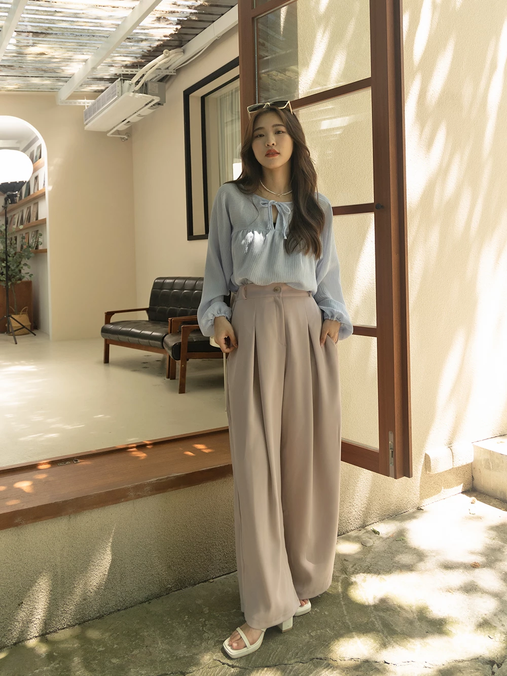 穿出好比例的西裝寬褲