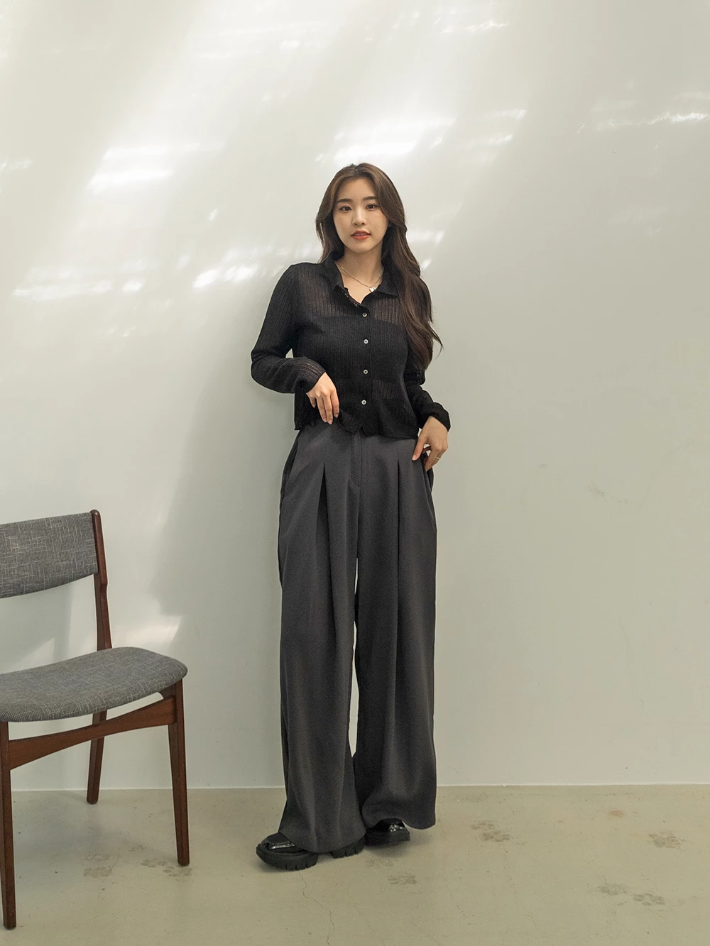 穿出好比例的西裝寬褲